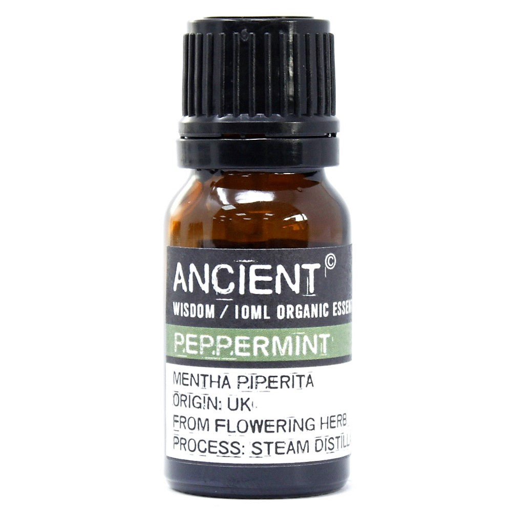 112149-15 Ekologiska Eteriska Oljor för Aromaterapi 10 ml - Ancient Wisdom Peppermint